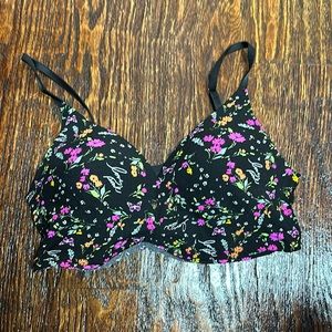 VICTORIAS SECRET PINK bra | Size M | worn once | floral